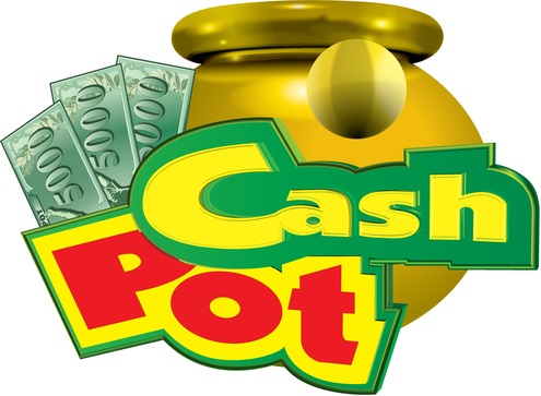 What makes the cash pot typical for fruit slot machines?