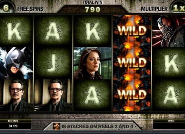 why to choose the dark knight rises slots themes