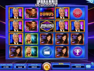 what can the jeopardy themed slots offer