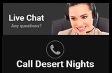 Can gamblers rely on the Desert Nights customer support services?