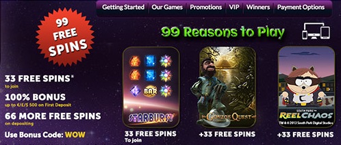 What promotions can you find at Slot Online Magic casino?